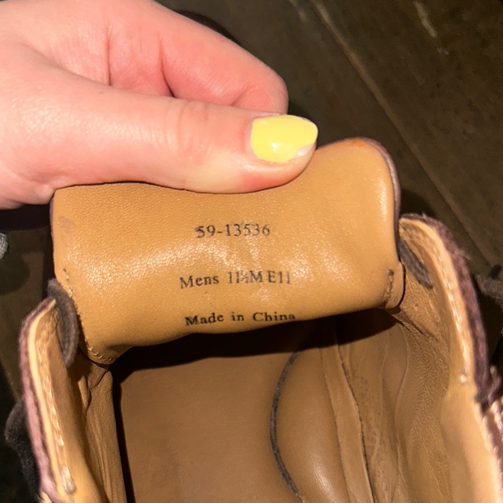 Men's Brown Leather Shoes - Picture 5 of 6
